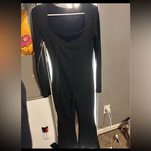 Black Women's Boot Cut Jumpsuit